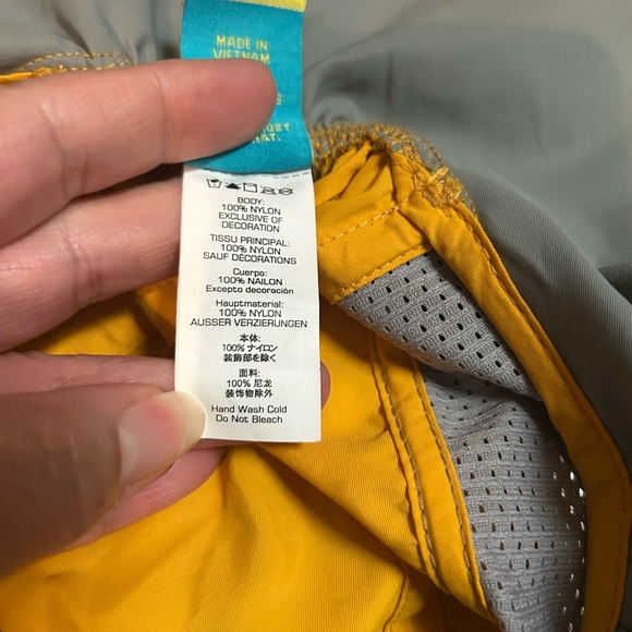 Sundry Vibrant Yellow and Soft Gray kids sun hat euc - Picture 7 of 9